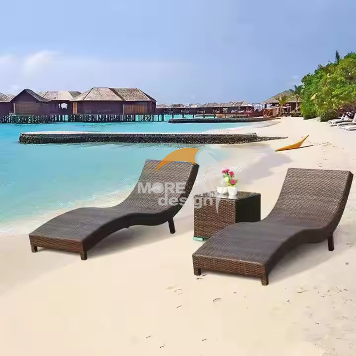 Rattan beach sunbed-MD-BPS0056