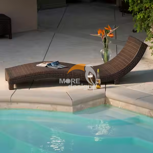 Rattan beach sunbed-MD-BPS0056