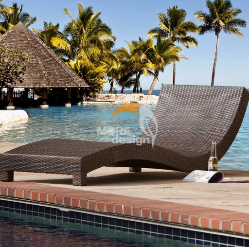 Rattan beach sunbed-MD-BPS0056