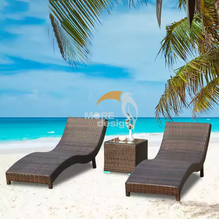 Rattan beach sunbed-MD-BPS0057