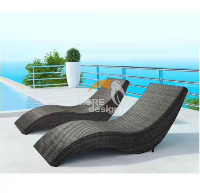 Rattan beach sunbed-MD-BPS0054