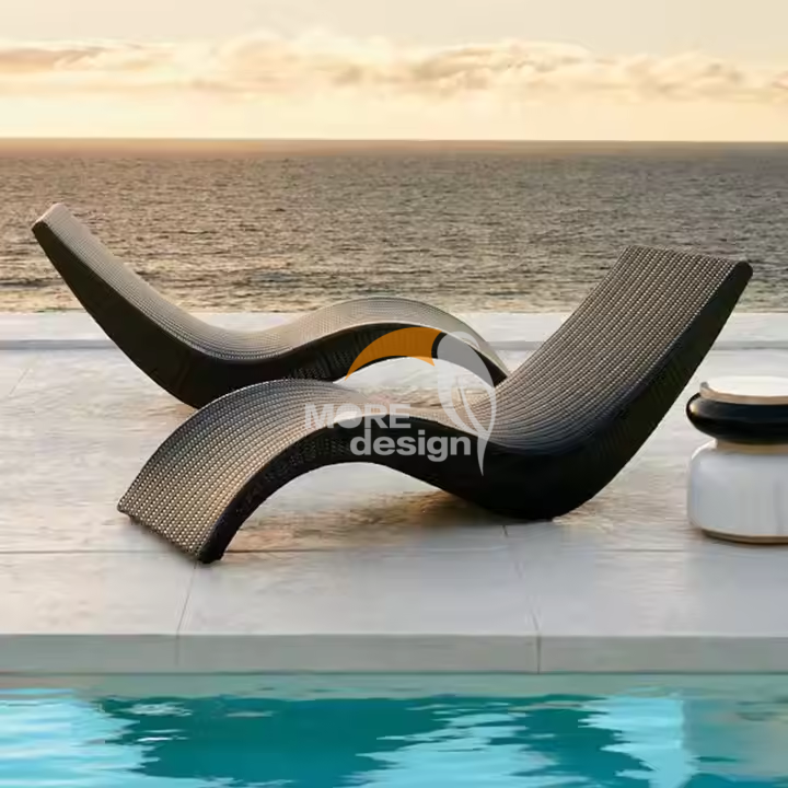 Rattan beach sunbed-MD-BPS0054