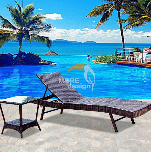 Rattan beach sunbed-MD-BPS0050