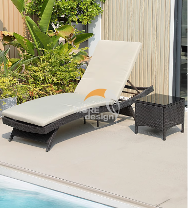 Rattan beach sunbed-MD-BPS0051