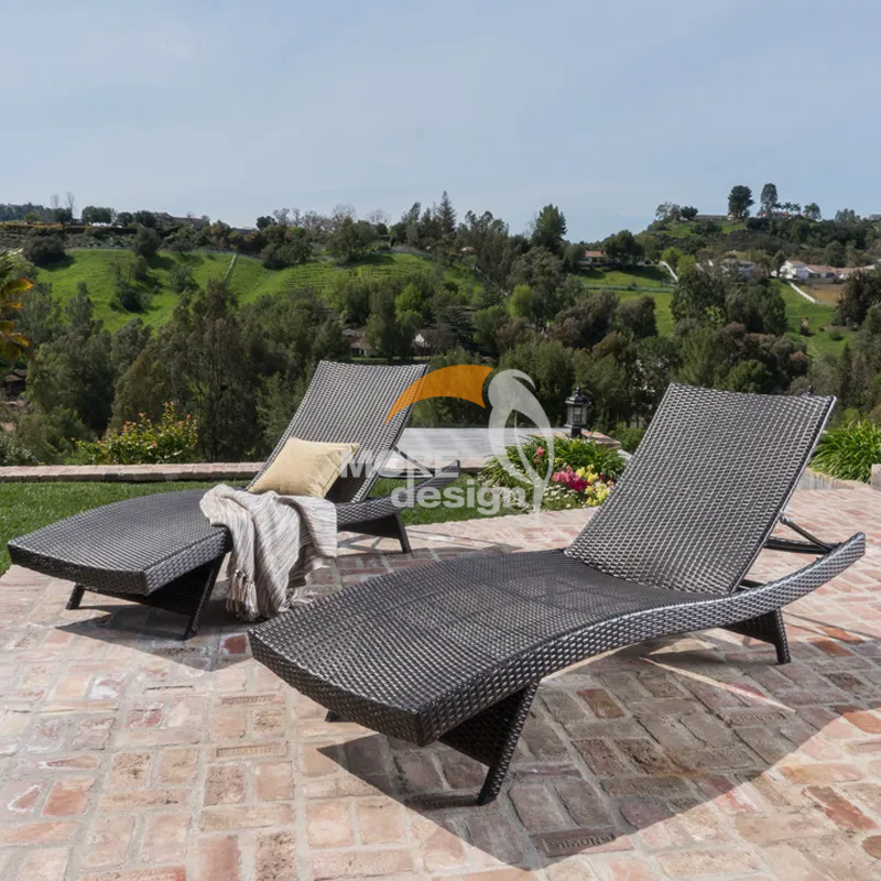 Rattan beach sunbed-MD-BPS0055