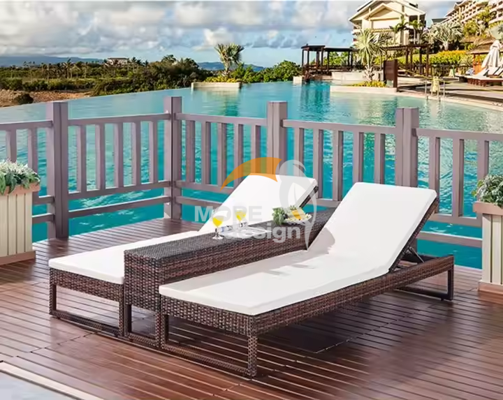 Rattan beach sunbed-MD-BPS0053