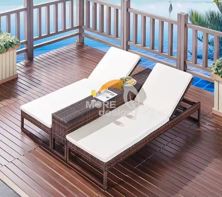 Rattan beach sunbed-MD-BPS0053