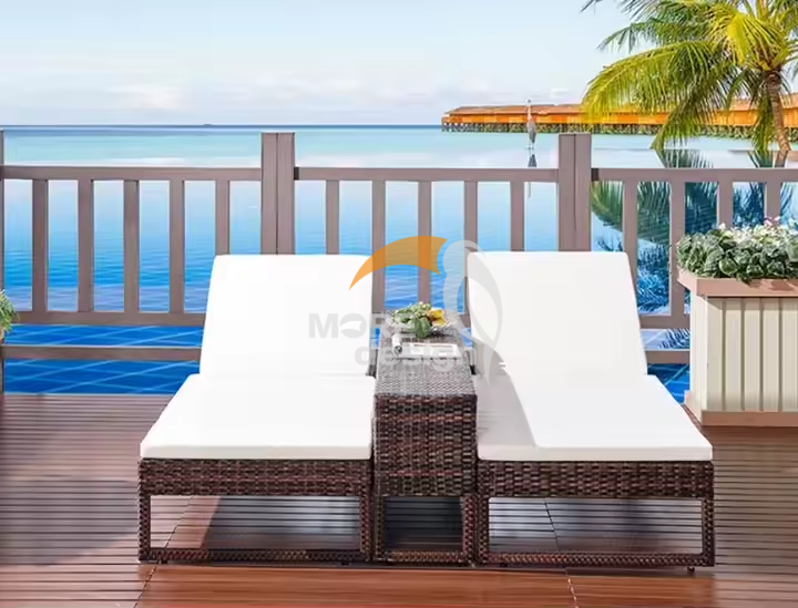 Rattan beach sunbed-MD-BPS0053