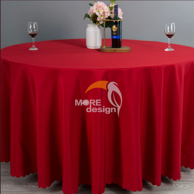 Fine polyester wedding tablecloth-MD-WT-0041