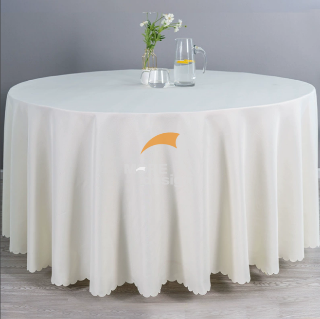 Fine polyester wedding tablecloth-MD-WT-0038