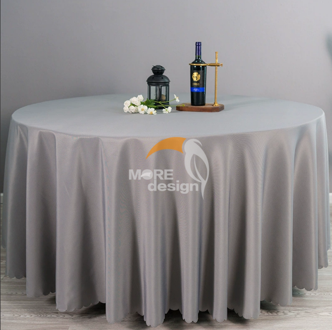 Fine polyester wedding tablecloth-MD-WT-0041