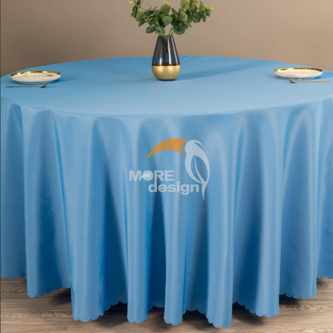 Fine polyester wedding tablecloth-MD-WT-0039