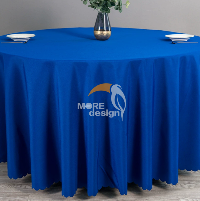 Fine polyester wedding tablecloth-MD-WT-0039