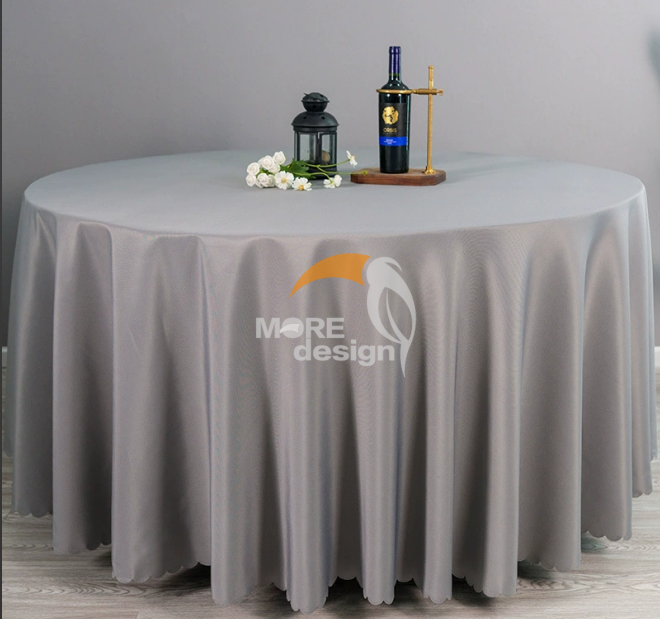 Fine polyester wedding tablecloth-MD-WT-0038