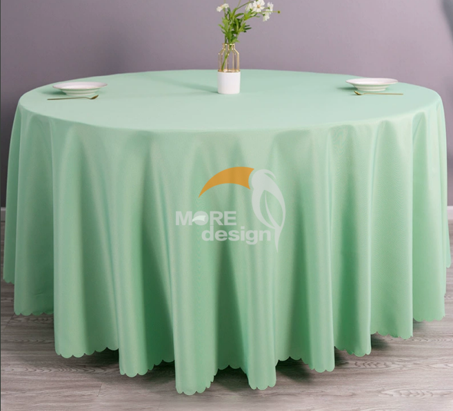 Fine polyester wedding tablecloth-MD-WT-0038