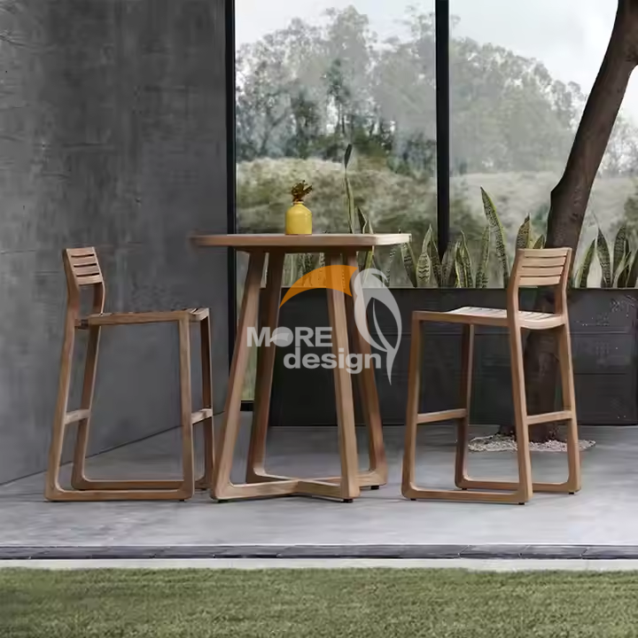 Wooden restaurant bar table-MD-RB0006