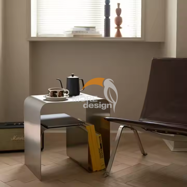 Stainless Steel hotel coffee table-MD-HCT0023