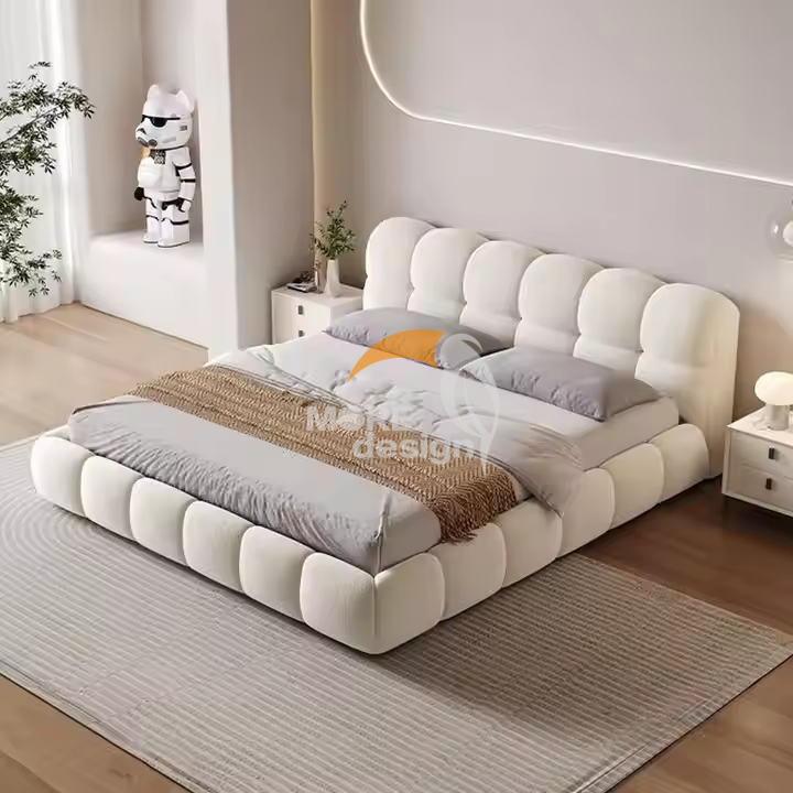 Wooden hotel bed-MD-HB0018