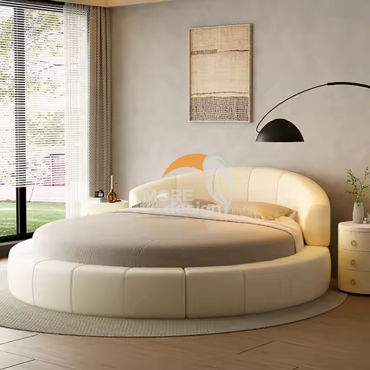 Wooden hotel bed-MD-HB0019