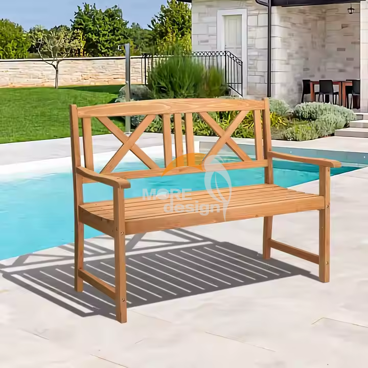 Wooden garden bench-MD-GB0007