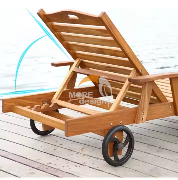 Wood sun lounger-MD-BS0041