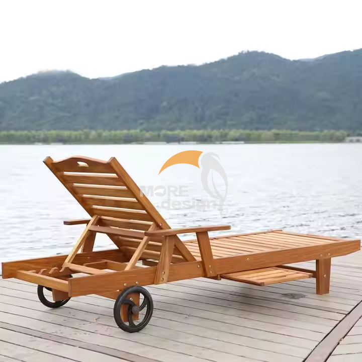 Wood sun lounger-MD-BS0041