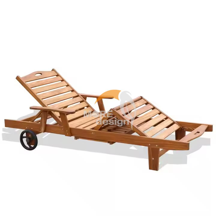 Wood sun lounger-MD-BS0041