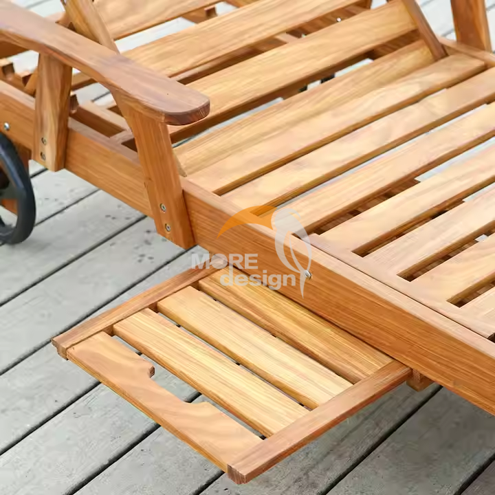 Wood sun lounger-MD-BS0041