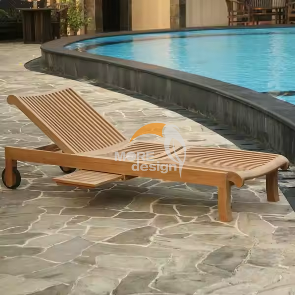 Wood sun lounger-MD-BS0040