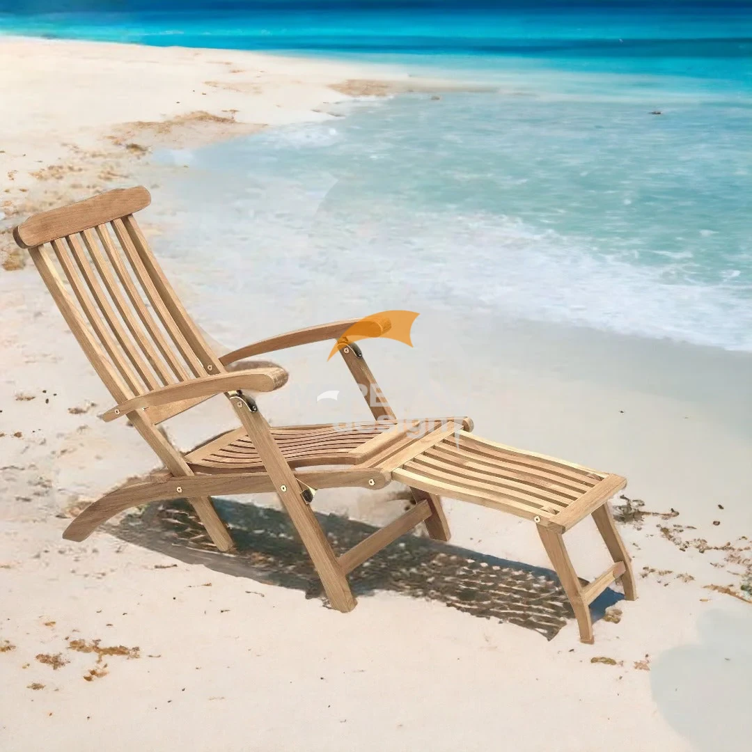 Wooden beach sunbed-MD-BPS0006