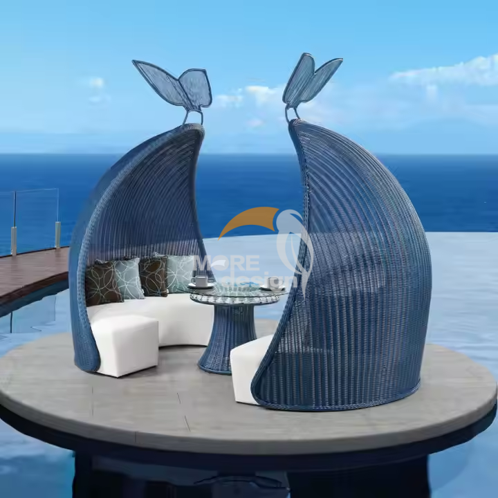 Rattan beach daybed-MD-BD0002
