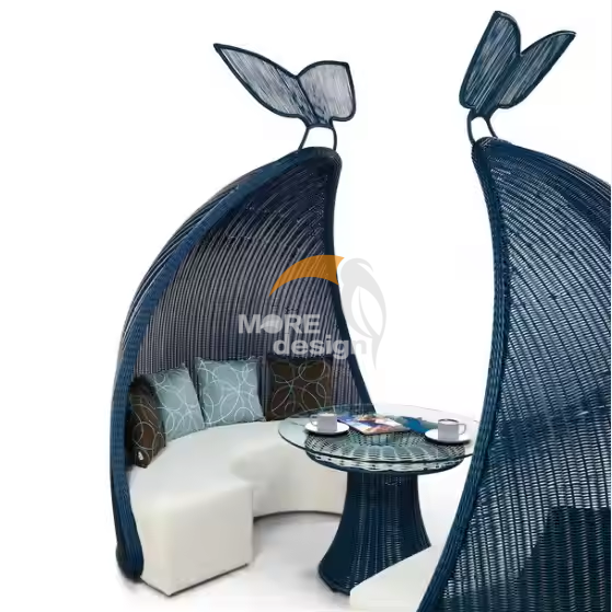 Rattan beach daybed-MD-BD0002