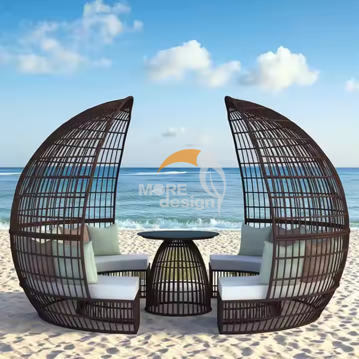 Rattan beach daybed-MD-BD0001