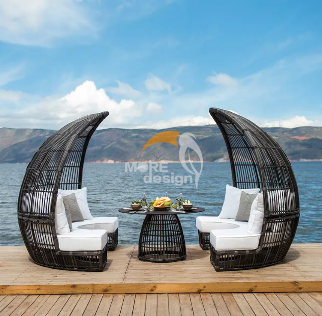 Rattan beach daybed-MD-BD0001