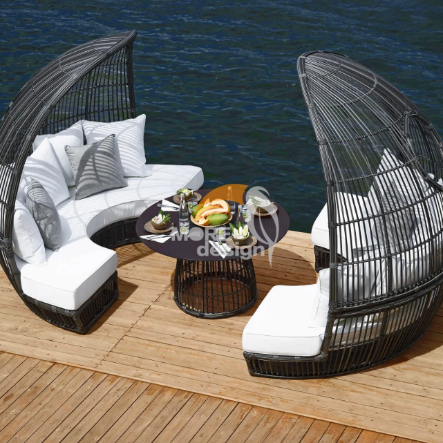 Rattan beach daybed-MD-BD0001