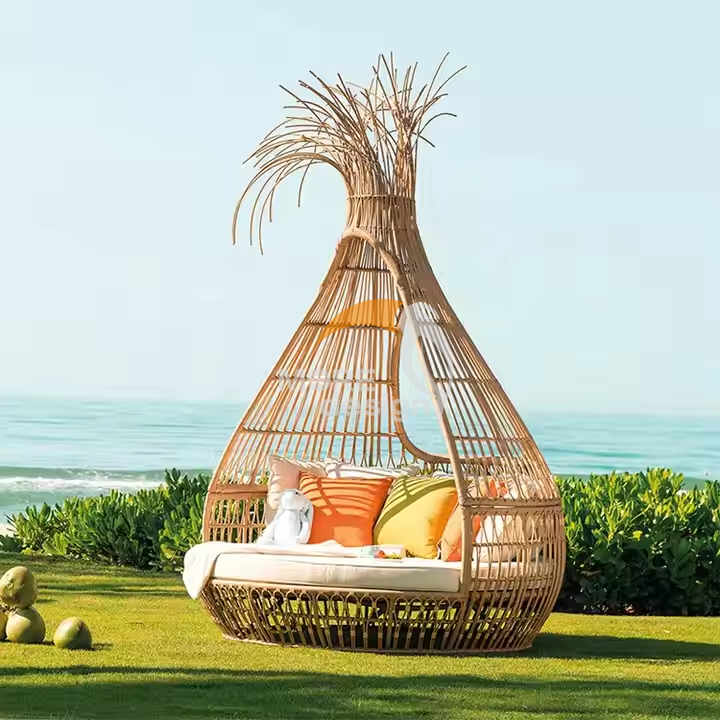 Rattan beach daybed-MD-BD0004