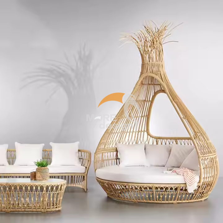 Rattan beach daybed-MD-BD0004