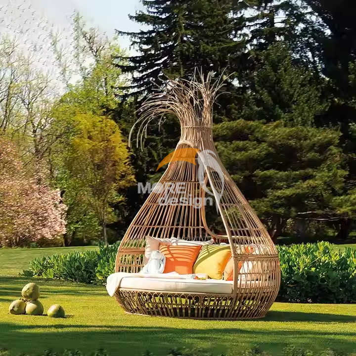 Rattan beach daybed-MD-BD0004