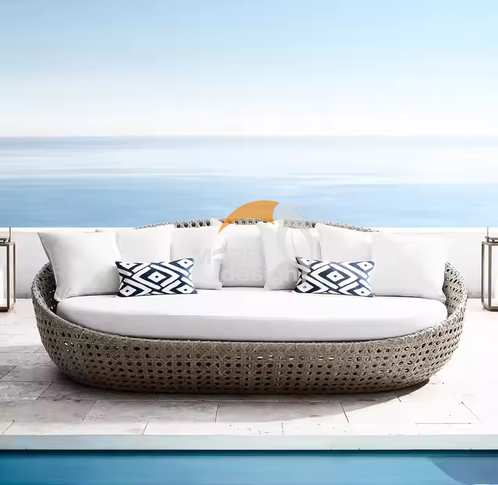 Rattan beach daybed-MD-BD0007