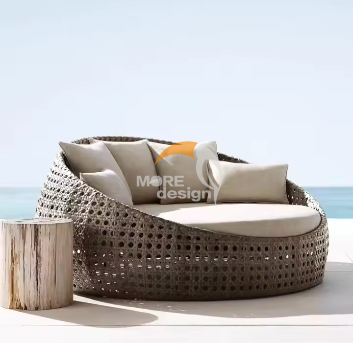 Rattan beach daybed-MD-BD0007