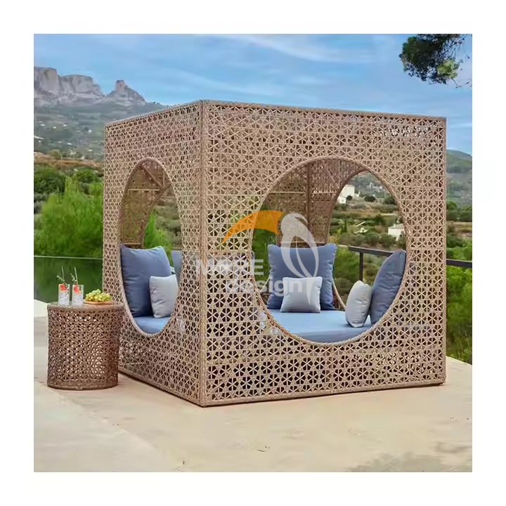 Rattan beach daybed-MD-BD0008