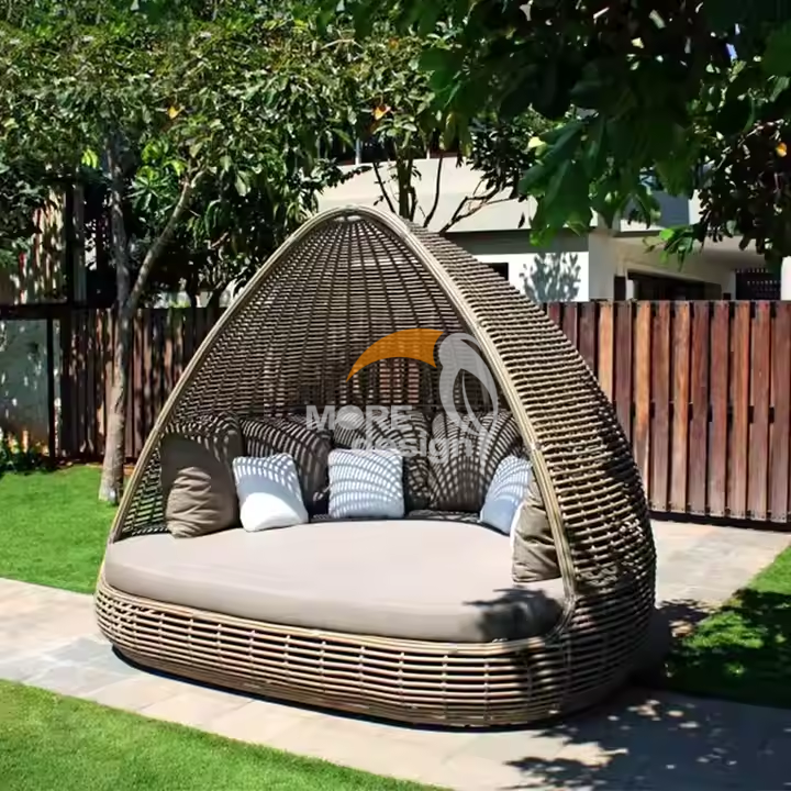 Rattan beach daybed-MD-BD0009