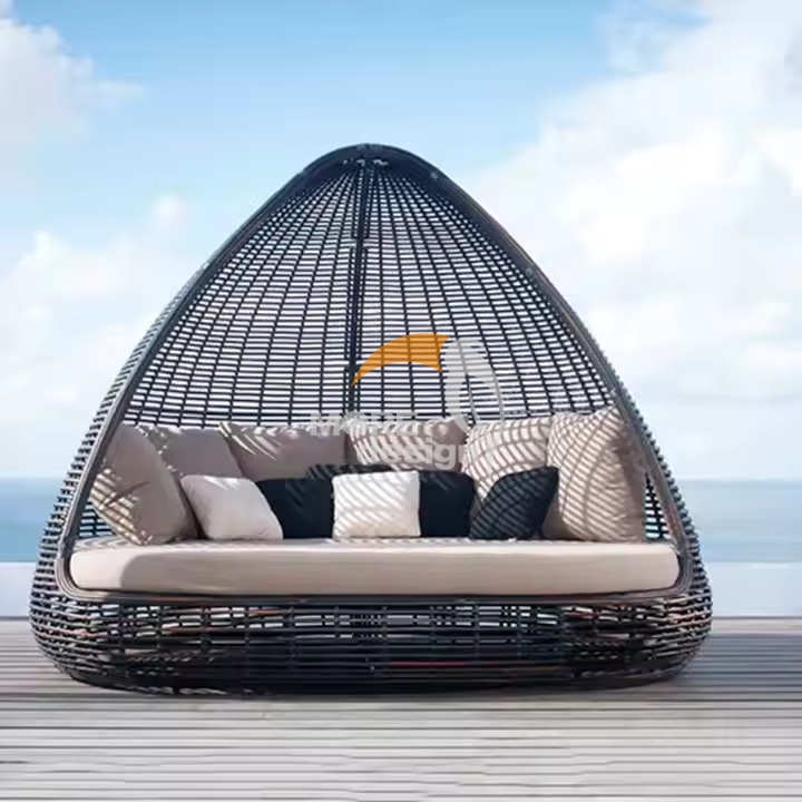 Rattan beach daybed-MD-BD0009
