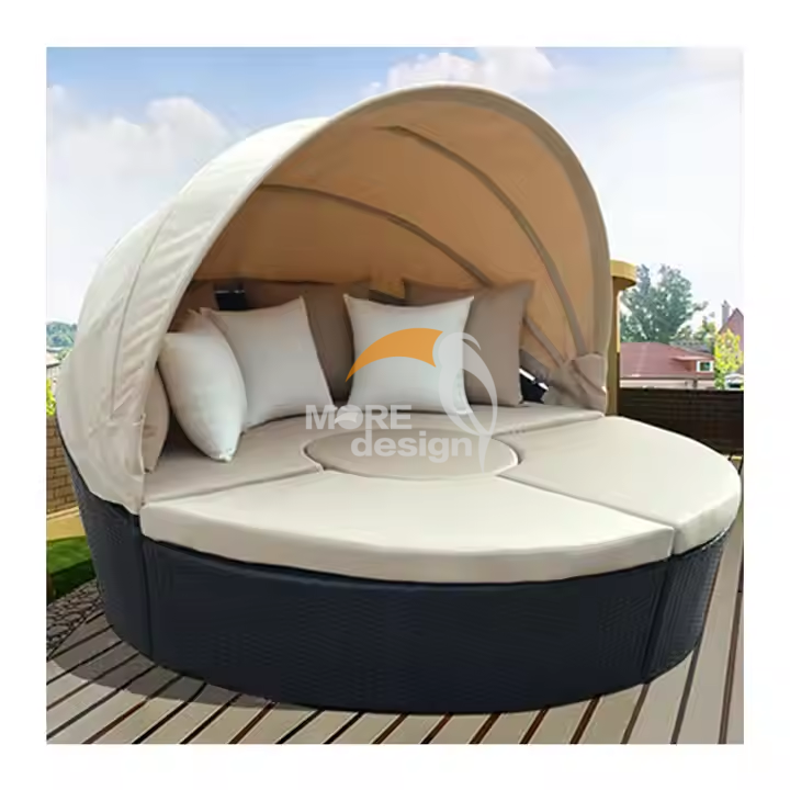 Rattan beach daybed-MD-BD0023