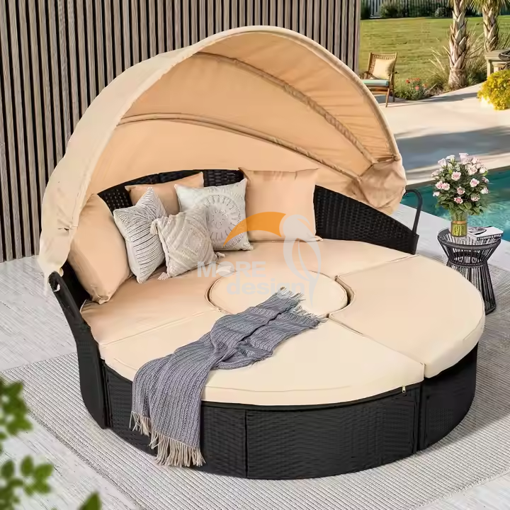 Rattan beach daybed-MD-BD0023