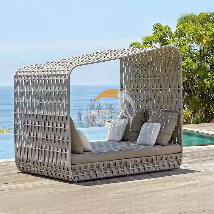 Rattan beach daybed-MD-BD0011