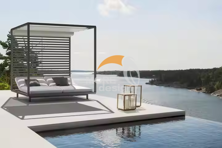 Rattan beach daybed-MD-BD0012