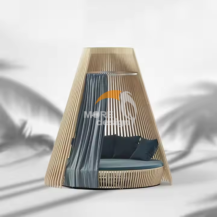 Rattan beach daybed-MD-BD0014