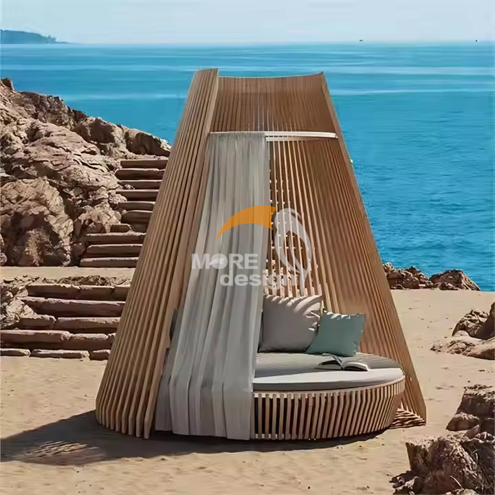 Rattan beach daybed-MD-BD0014