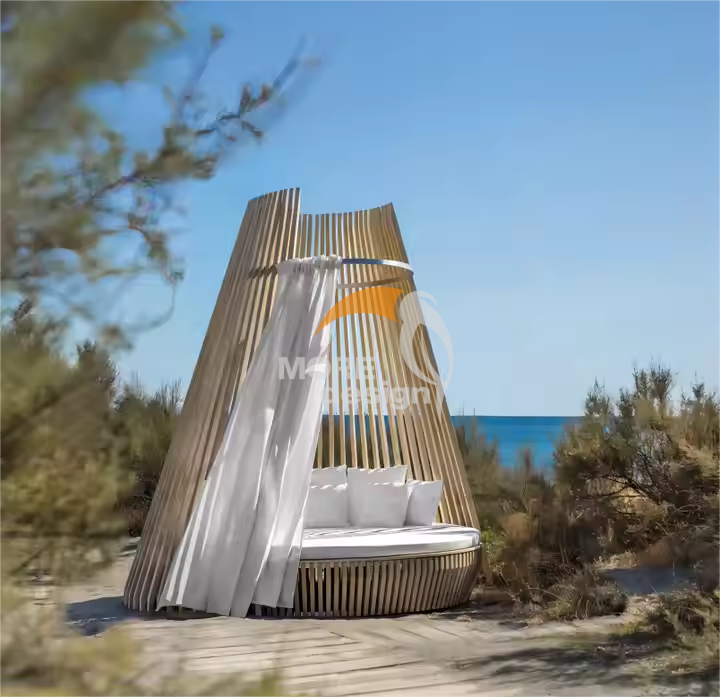 Rattan beach daybed-MD-BD0014